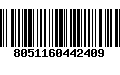 Código de Barras 8051160442409
