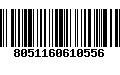 Código de Barras 8051160610556