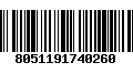 Código de Barras 8051191740260