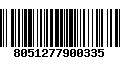 Código de Barras 8051277900335