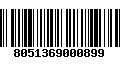 Código de Barras 8051369000899