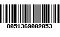 Código de Barras 8051369002053