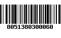 Código de Barras 8051380300060