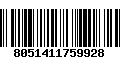 Código de Barras 8051411759928