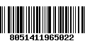 Código de Barras 8051411965022