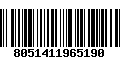 Código de Barras 8051411965190