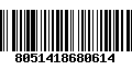 Código de Barras 8051418680614