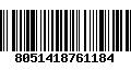 Código de Barras 8051418761184