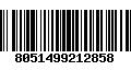 Código de Barras 8051499212858