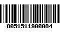 Código de Barras 8051511900084