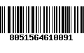 Código de Barras 8051564610091