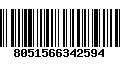 Código de Barras 8051566342594