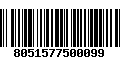 Código de Barras 8051577500099