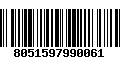 Código de Barras 8051597990061