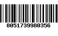 Código de Barras 8051739980356