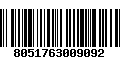 Código de Barras 8051763009092