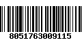 Código de Barras 8051763009115