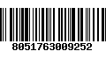 Código de Barras 8051763009252