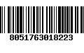 Código de Barras 8051763018223