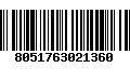 Código de Barras 8051763021360