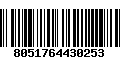 Código de Barras 8051764430253