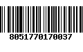 Código de Barras 8051770170037