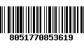 Código de Barras 8051770853619
