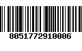 Código de Barras 8051772910006