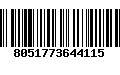 Código de Barras 8051773644115