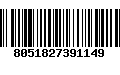 Código de Barras 8051827391149
