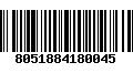 Código de Barras 8051884180045