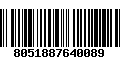 Código de Barras 8051887640089