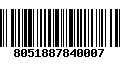 Código de Barras 8051887840007