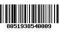 Código de Barras 8051938540009