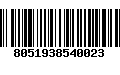 Código de Barras 8051938540023
