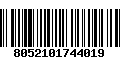 Código de Barras 8052101744019