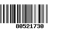 Código de Barras 80521730