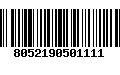 Código de Barras 8052190501111