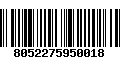 Código de Barras 8052275950018