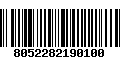 Código de Barras 8052282190100