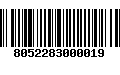 Código de Barras 8052283000019