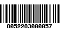 Código de Barras 8052283000057