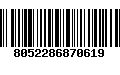 Código de Barras 8052286870619