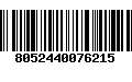 Código de Barras 8052440076215