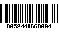 Código de Barras 8052440660094