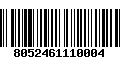 Código de Barras 8052461110004