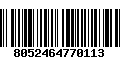 Código de Barras 8052464770113