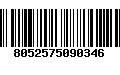 Código de Barras 8052575090346