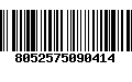 Código de Barras 8052575090414