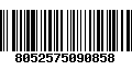 Código de Barras 8052575090858